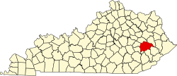 Koartn vo Breathitt County innahoib vo Kentucky