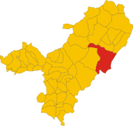 Map of comune of Dorgali (province of Nuoro, region Sardinia, Italy) - until 2016.svg