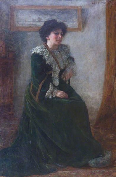 File:Helena Arsène Darmesteter - Portrait of Hertha Ayrton.jpg