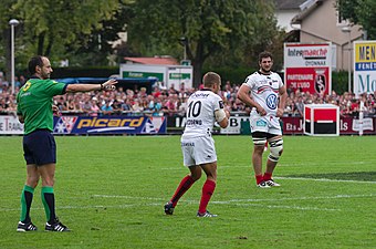 Romain Poite en Top 14.