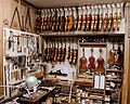 Atelier d'un luthier.