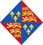 Description de l'image Arms of a Tudor Princess.svg.