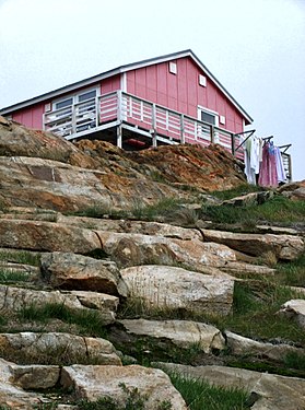 Balkon in der Arktis