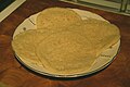 Baghrir, sorte de crêpe utilisée traditionnellement pendant le ramadan dans tout le Maghreb.