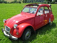 Citroën 2CV Cabrio coach.