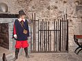 Statues inside the citadel representing the Spanish tercios way of living