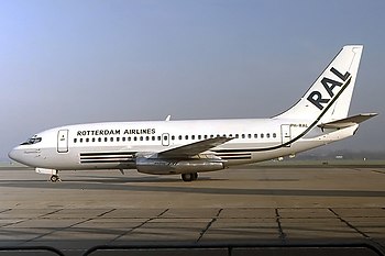 Boeing 737-200 Advanced der Rotterdam Airlines im Jahre 1984