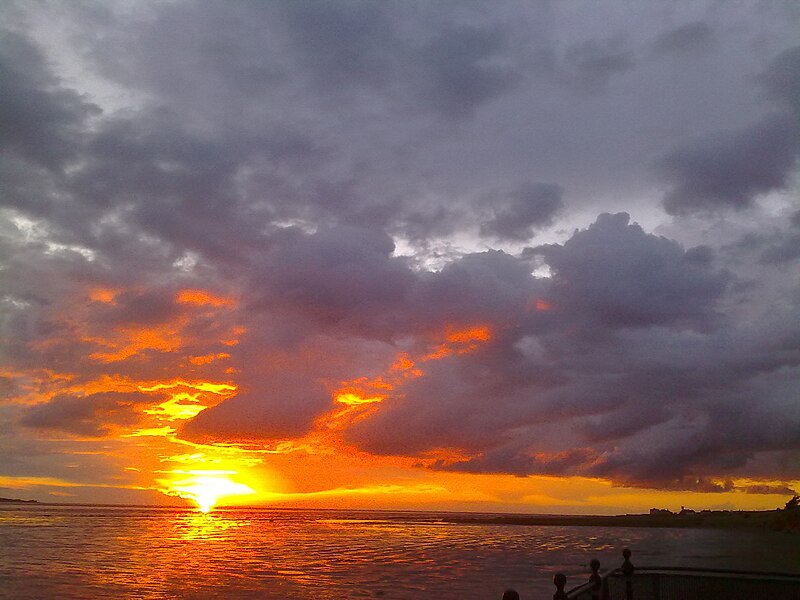 File:West Kirby sunset.jpg