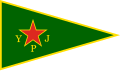 Flag of the Women's Protection Units (Yekîneyên Parastina Jin, YPJ)