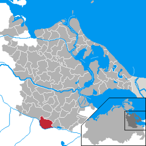 Poziția Boldekow pe harta districtului Ostvorpommern