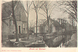 De Dorpstraat in Wormer in 1903