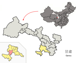 Contea di Luqu – Mappa