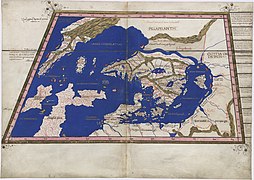 Ptolemy Cosmographia 1467 - Greenland + Scandinavia.jpg