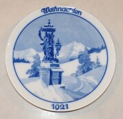 35. Rosenthal Weihnachtsteller 1921 (Geolina)