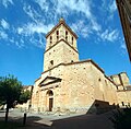 View of entrance of Catedral de Santa María in Ciudad Rodrigo