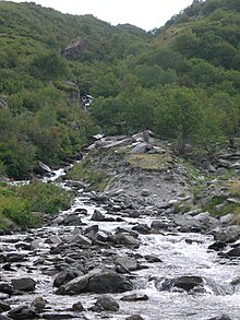 Le Torrent du Lou aux Menuires.