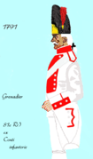 Grenadier du 81e régiment de ligne de 1791 à 1794