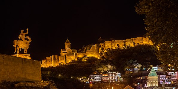 Ancient fortress overlooking Tbilisi, the capital of Georgia. Most of extant fortifications date from the 16th and 17th centuries. By Diego Delso