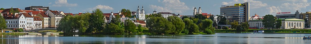 Panoramo pri Minsk.