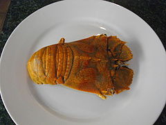 Udang kipas (Thenus orientalis) yang telah dimasak