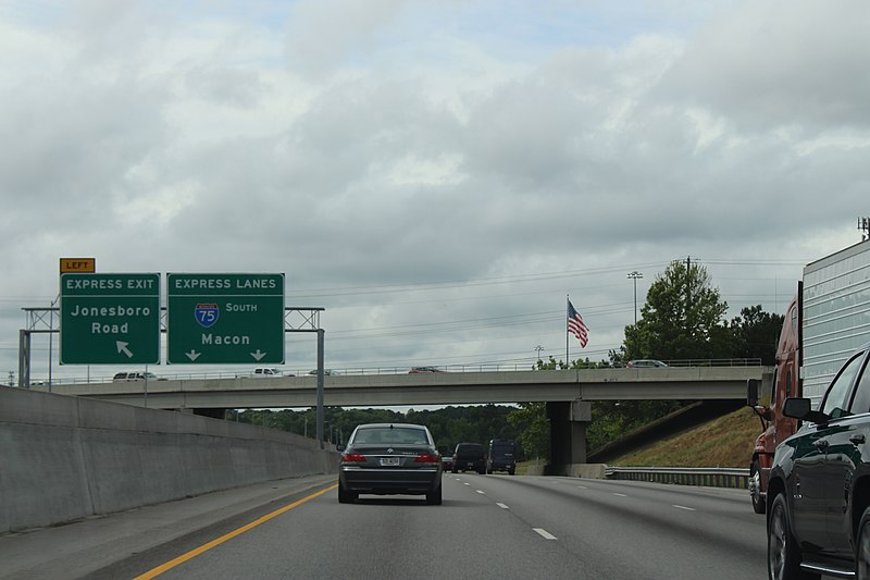 File:Georgia I75sb Jonesboro Rd overpass.jpg