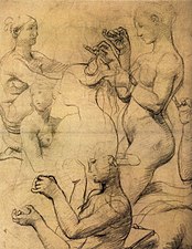 Study for The Turkish Bath (1859)