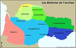 Dialekte van Oksitaans