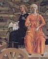 La Charité et la Foi dans le Triomphe de la chasteté, Piero della Francesca