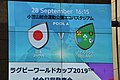 9月28日の「日本vsアイルランド戦」(2017年11月2日撮影)