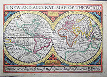 A New And Accvrat Map of the World, 1646, en edició miniatura