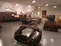 Mining equipment on display