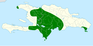 Microligea palustris map.svg