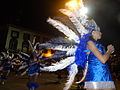 Outra dançarina dos festejos do Carnaval no Funchal