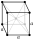 Кубична обемноцентрирана кристална структура на гадолиний (над 1235 °c)