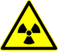 D-W005 Warnung vor radioaktiven Stoffen oder ionisierenden Strahlen ty.svg