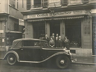 Gottlob Brucklacher am Markt