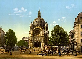 La place Saint-Augustin v. 1890, anonyme.