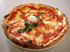 Pizza Margherita, the archetype of Neapolitan pizza