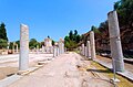 Another view of remains of portico