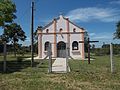 Igreja Santa Cecília, onde aos fundos funciona a EMEF Santa Cecília, no Jardim Berleze.