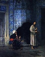 Jean-Léon Gérôme, A Chat by the Fireside, 1881