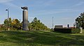 Lewedorp, sculpture at the edge of the village