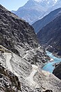 Road under construction in Tsarap gorge, Oct '22