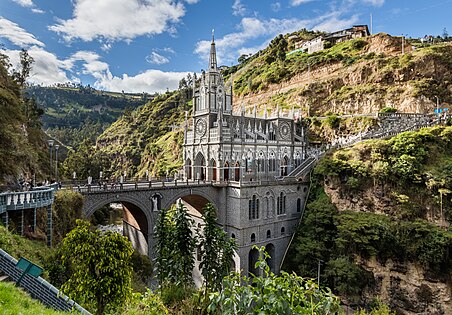 O Santuário de Las Lajas, no sul da Colômbia (1916–1949)