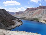 "Afghanistans Grand Canyon" vid Band-e Amir i Hazarajat.