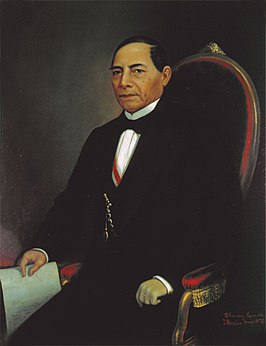 Portret van Benito Juárez (1872), José Escudero y Espronceda, Palacio Nacional