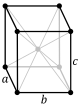 Ortorombski, telesno centrirani