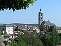 Zicht op Kutná Hora met de Sint-Jakobskerk