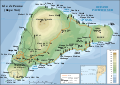 Español: Mapa topográfico de Isla de Pascua English: Topographic Map of Easter Island