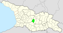Location of Khashuri Municipality in Georgia